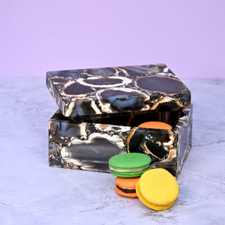 Black Agate Jewellery Box