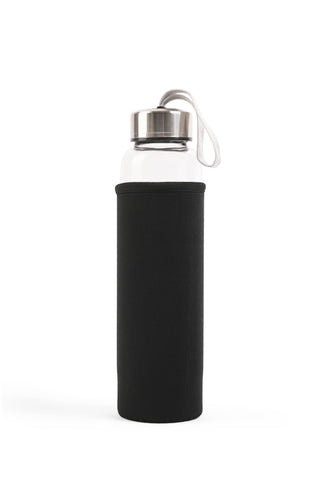 Black Tourmaline Crystal Water Bottle