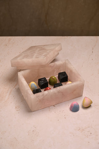 Rose Quartz Agate Jewellery BoxRose Quartz Agate Jewellery Box