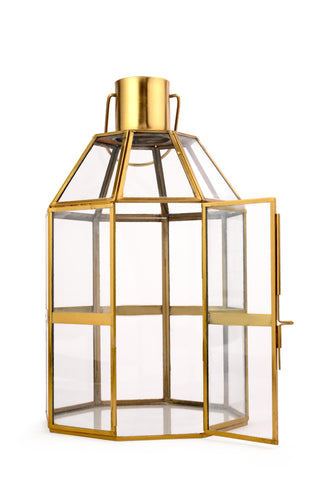 Large Glass Lantern: Illuminating Elegance for Any Space