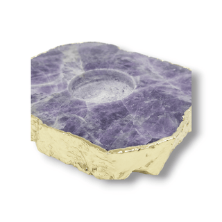 Amethyst Tea Light Holder