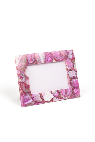 Pink Agate Photo Frame