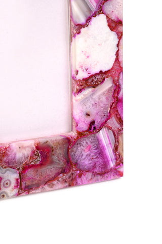 Pink Agate Photo Frame