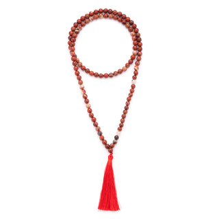 Red Jasper 108 Beads Japa Mala