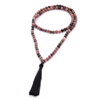 Rhodonite 108 Beads Japa Mala