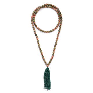 Unakite 108 Beads Japa Mala